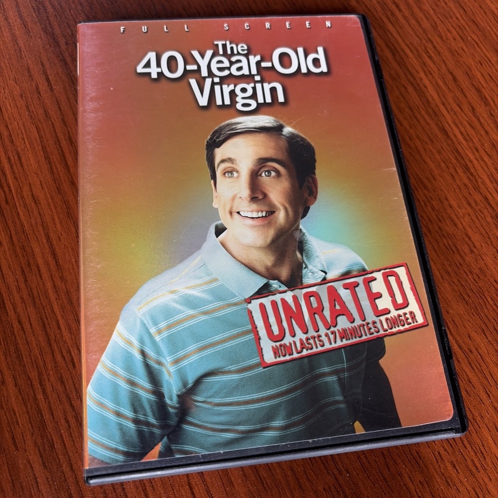 The 40-Year-Old Virgin DVD 2005 Full‎ Frame Unrated